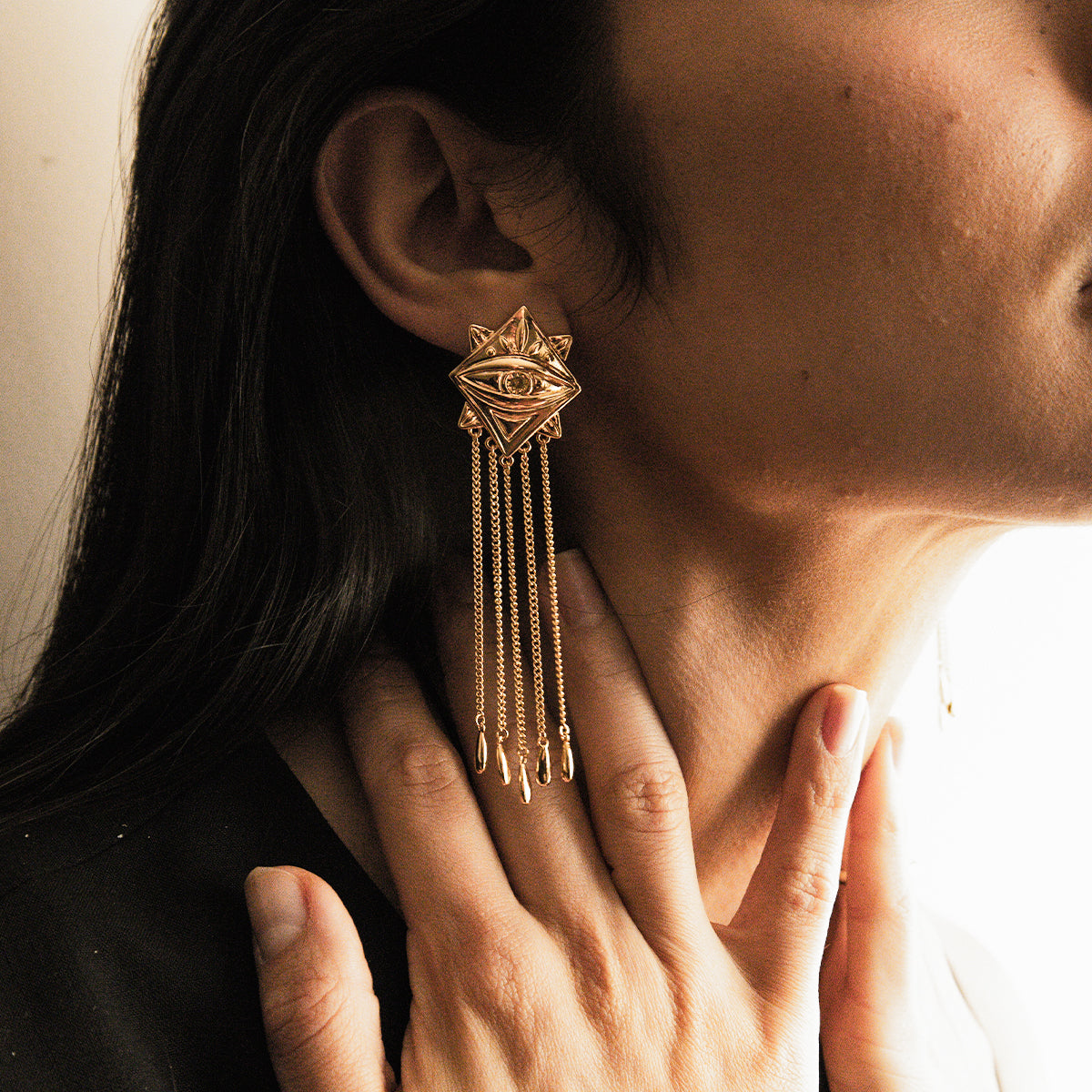 BRINCO OLHO GIPSY DOURADO